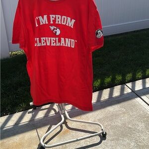 CLEVELAND GUARDIANS RED XL T SHIRT
